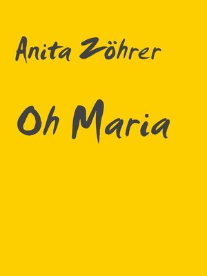 cover image of Oh Maria
